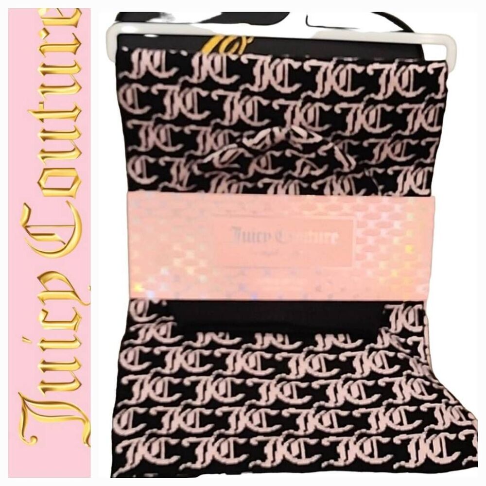 Juicy‎ Couture JC Logo 2PC Knit Hat & Scarf Set